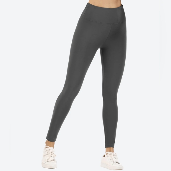 HealthYoga Pants - Heathyoga Women's Yoga Grey Leggings with Pockets  High Waist NWT Size XXL